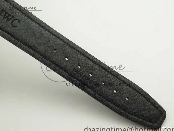 MIROTIME 0203 Supportive Portofino Automatic SS AF 1:1 Best Edition White Dial on Black Croco Leather Strap A 7184